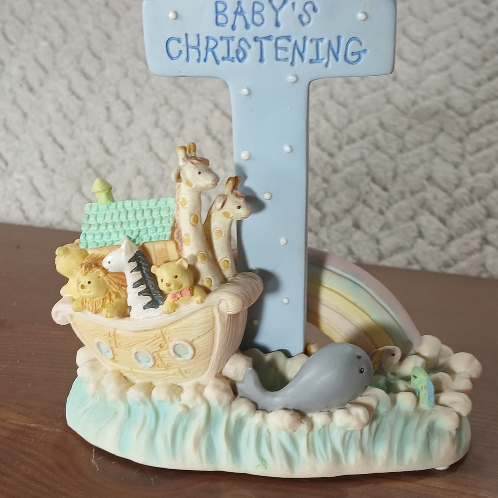 Russ Pastel Noah's Ark Baby Figurine